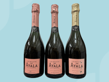 3x bottles Champagne Ayala Rose Majeur