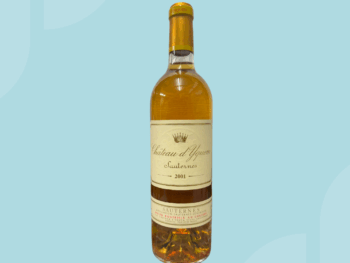 1x bottle Chateau D'Yquem 2001