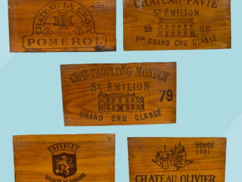 30 x Wine Wooden Labels