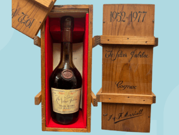 1x bottle Martell Silver Jubilee Cognac 1952-1977