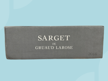 6x bottles Chateau Gruaud Larose, Sarget de Gruaud 2016