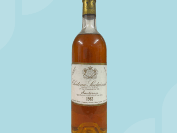 1x bottle Chateau Suduiraut Sauternes 1983