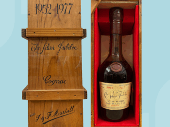 1x bottle Cognac Martell Reserve Silver Jubilee