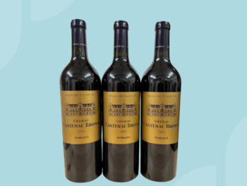 3x bottles Chateau Cantenac Brown 2016