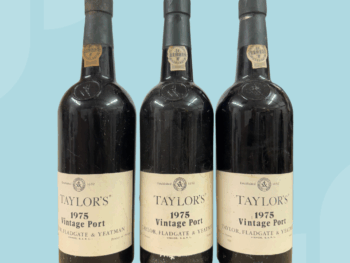 3x bottles Vintage Port Taylor's 1975