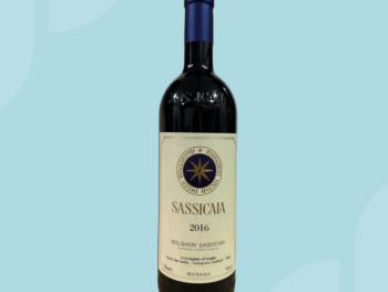 1x bottle Sassicaia 2016