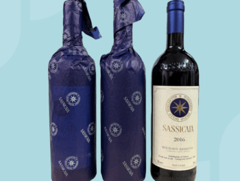 3x bottles Sassicaia 2016