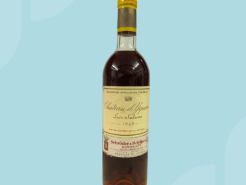 1x bottle Chateau d'Yquem 1968