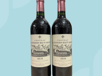 2x bottles Chateau La Mission Haut Brion 2016