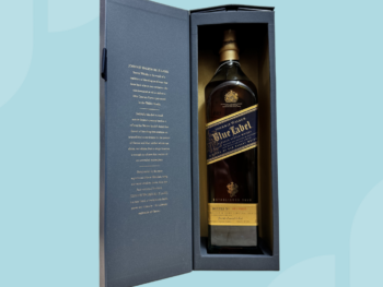 1x boxed bottle Johnnie Walker Blue Label - 1 Litre