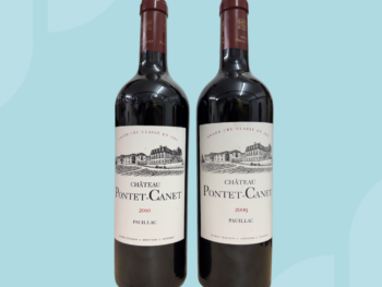 2x bottles Chateau Pontet Canet 2009 & 2010 