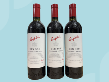 3x bottles Penfolds Bin 389 2018   