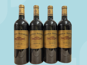 4x bottles Chateau Batailley 2016 