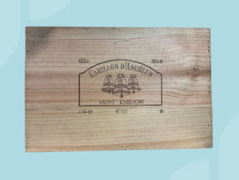 6x bottles Chateau Angelus, Carillon de Angelus 2016 