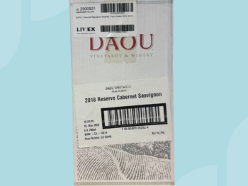 6x bottles Daou Reserve cabernet sauvignon 2018 