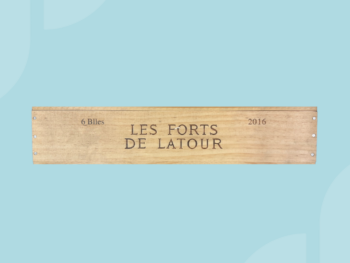 3x bottles Chateau Latour, Les Forts de Latour 2016 