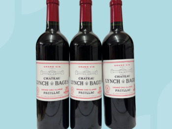 3x bottles Chateau Lynch Bages 2012 