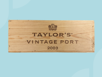 6x bottles Taylor's vintage Port 2003